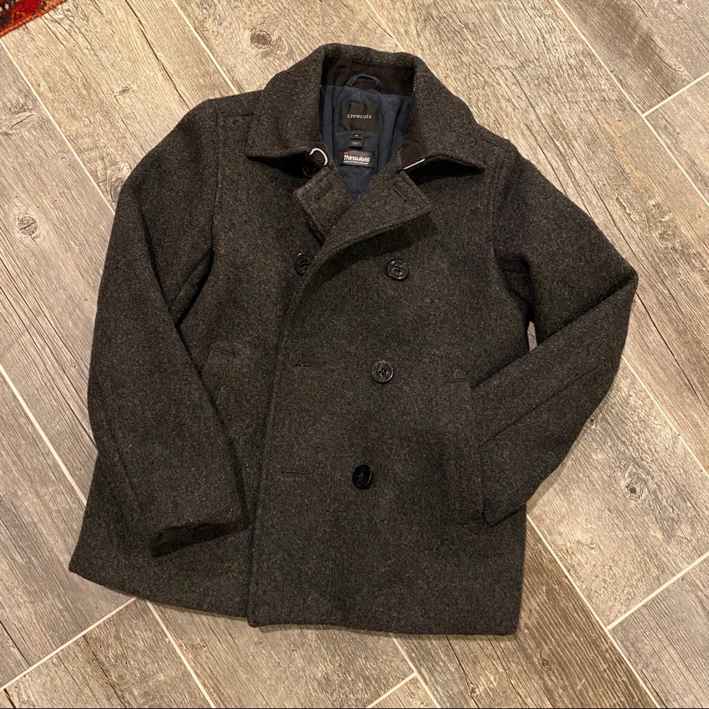 J Crew Children’s Wool Pea Coat, Size 10